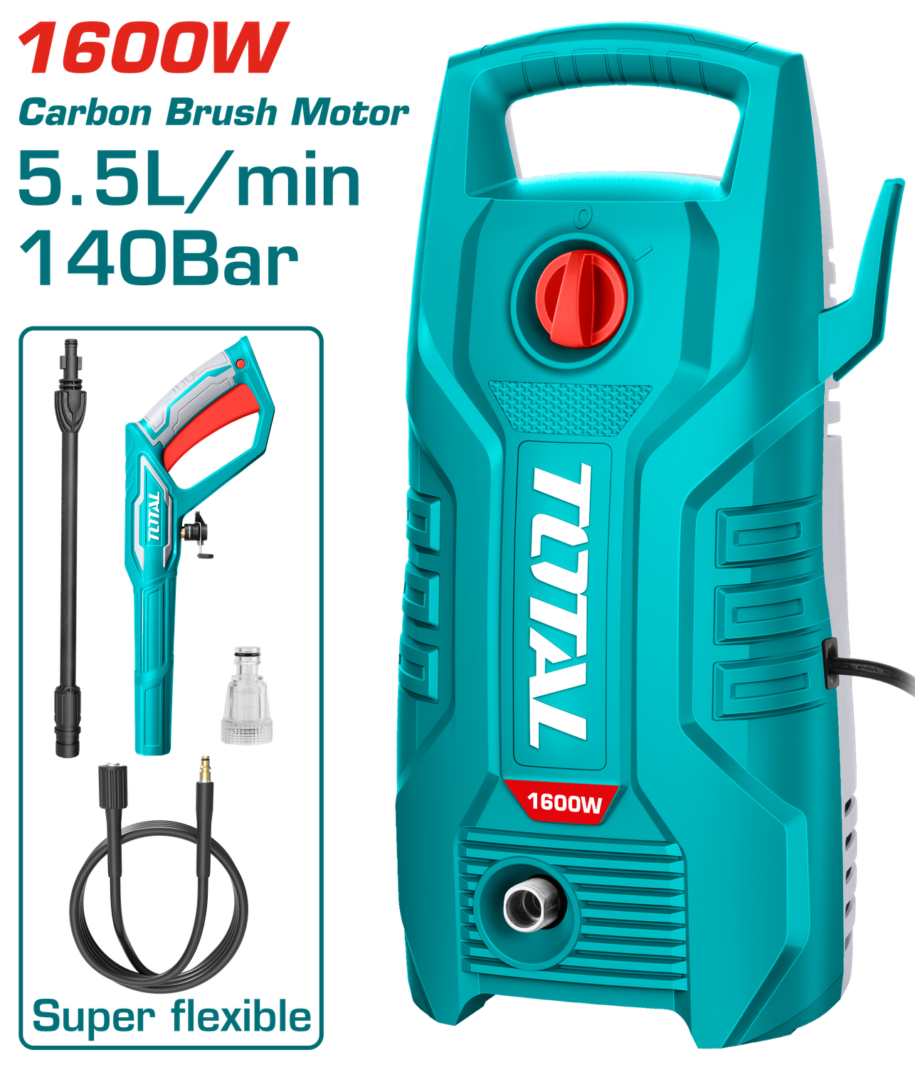Total High-Pressure Washer 1600W- TGT11336