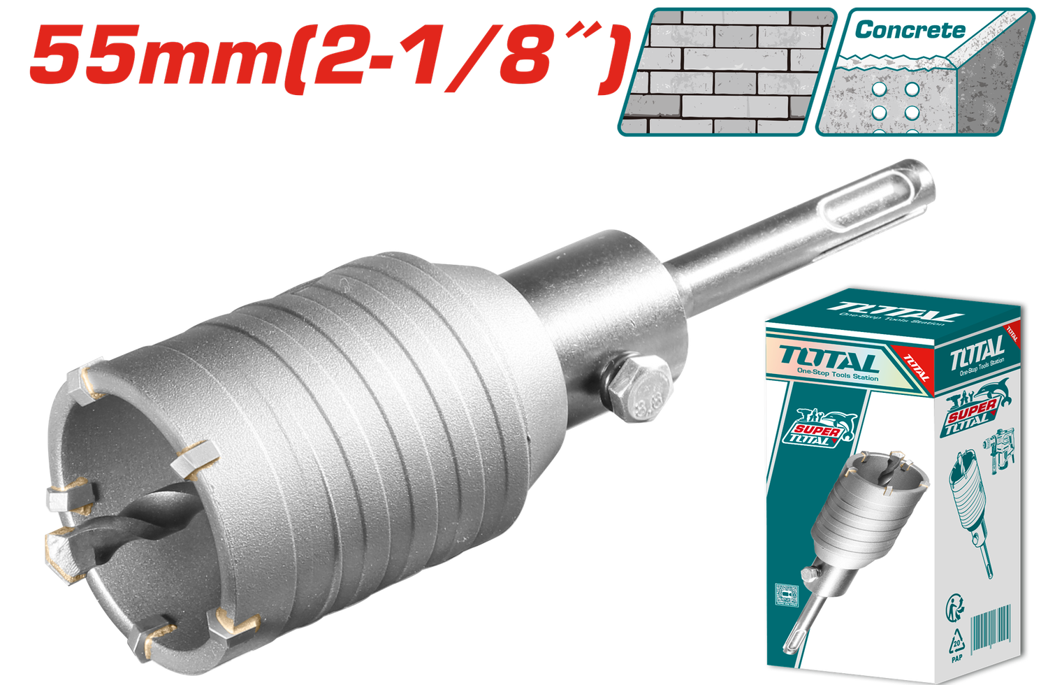 Total 55mm Hole Core Bit- TAC430551