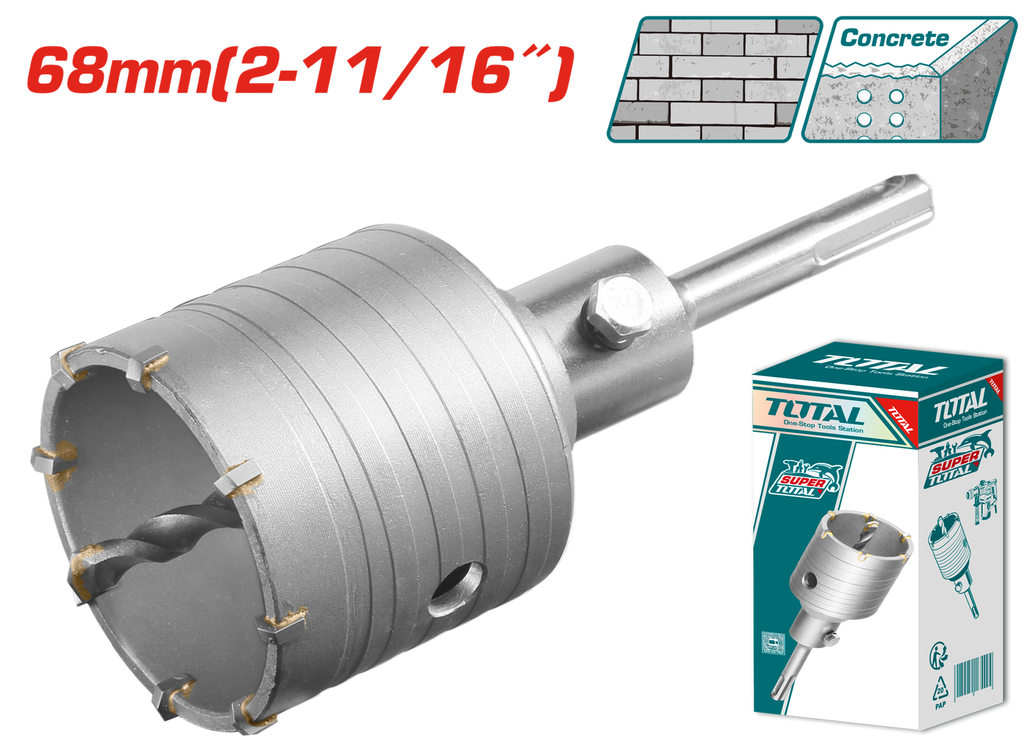 Total 68mm Hole Core Bit- TAC430681