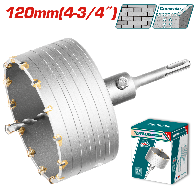 Total 120mm Hole Core Bit- TAC4301201