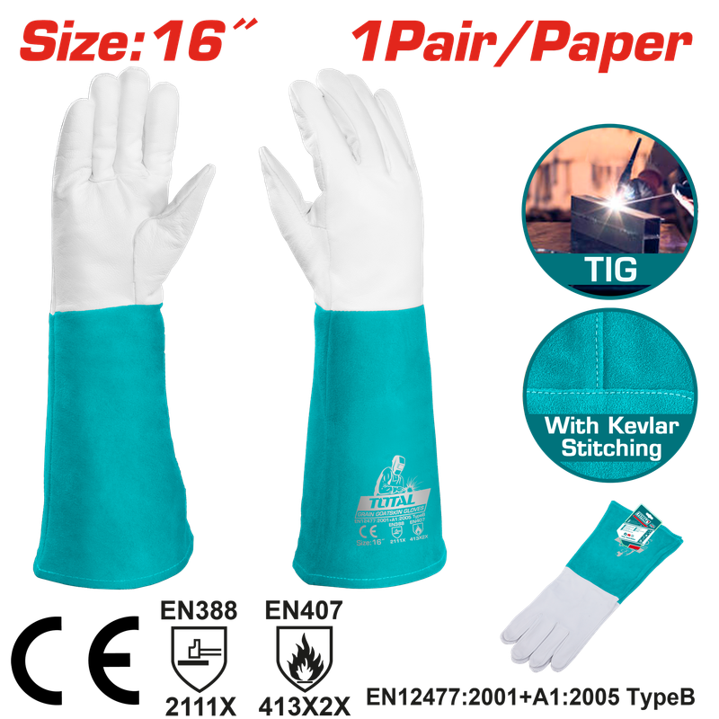 Total Grain Goatskin Gloves - TSP19141