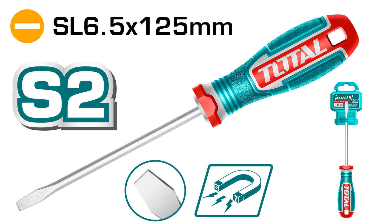 Total Slotted Screwdriver- TSDSL6125