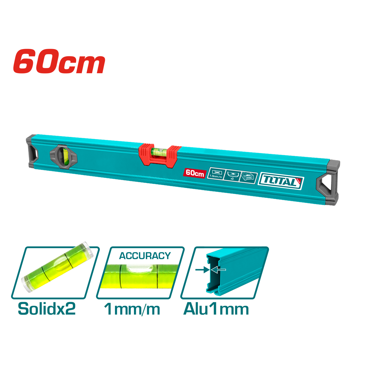 Total 60cm Spirit Level Measuring Instrument - TMT26036
