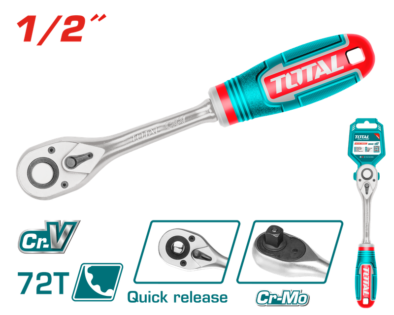 Total 1/2&quot; Ratchet Wrench- THT106126