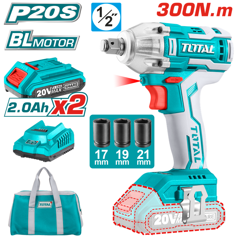 Total Impact Wrench- TIWLI2001