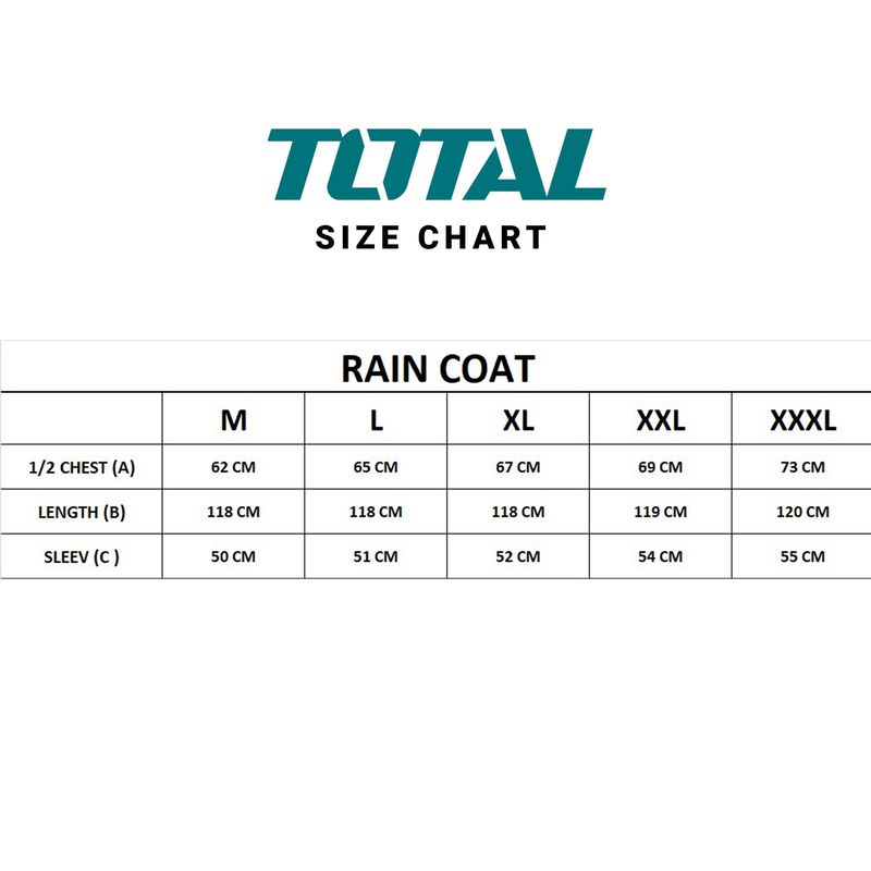 Total Rain Coat- THTRC031.XXXL