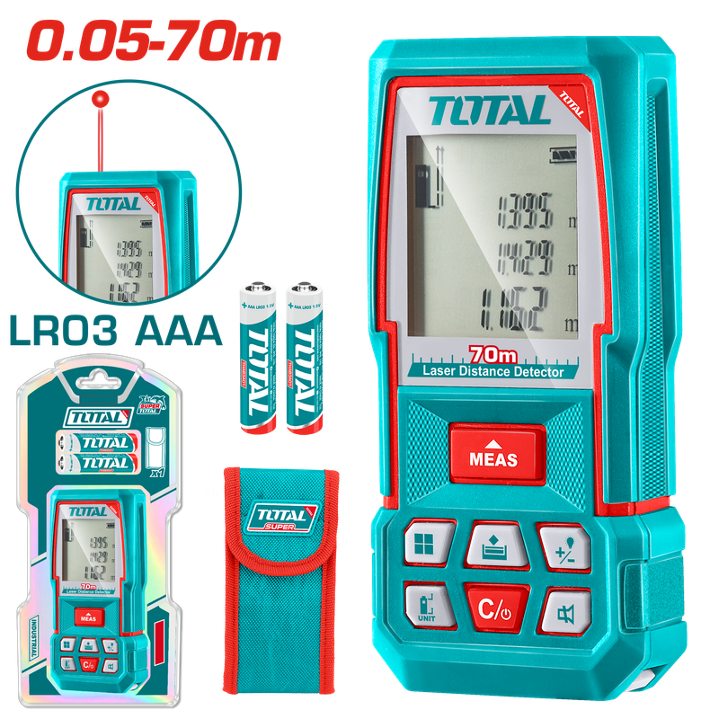 Total Digital Laser Distance Measurer – 70 Meters- TMT57026