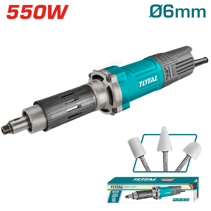 550W Electric Die Grinder with 6mm Collet, 29000RPM – Aluminum Gear Housing- TG55061