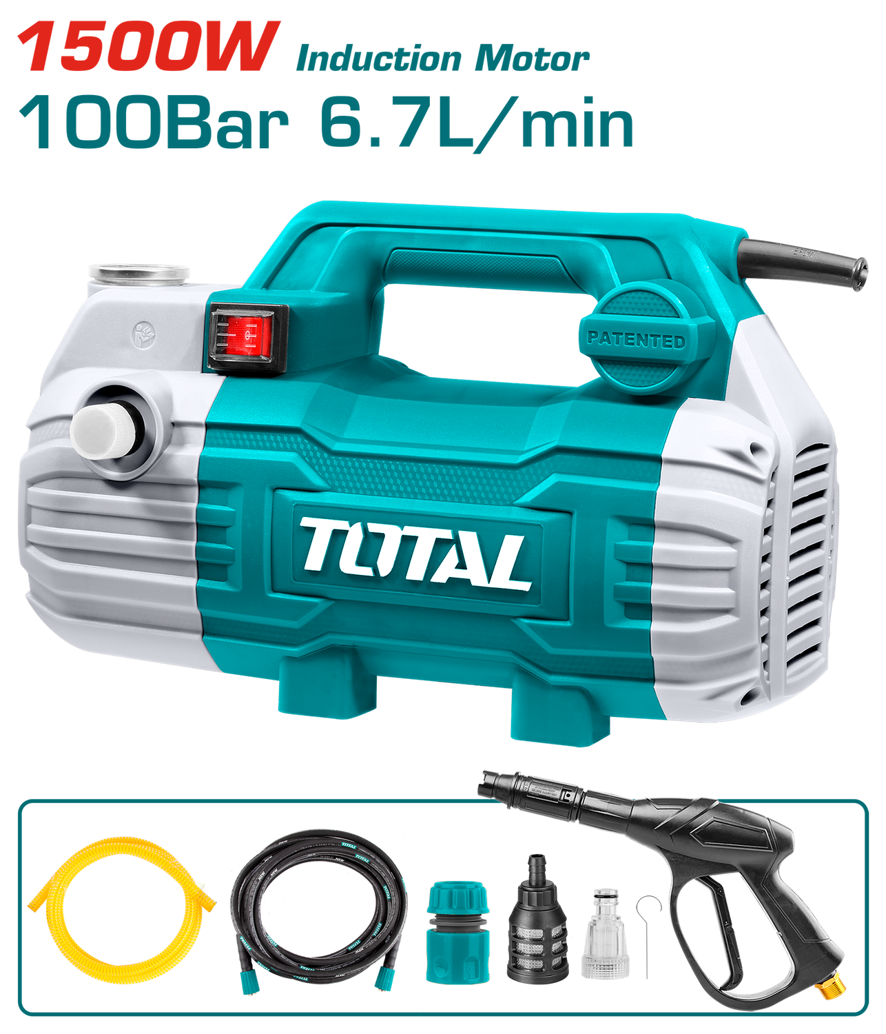 Total High-Pressure Washer 1500W- TGT11236