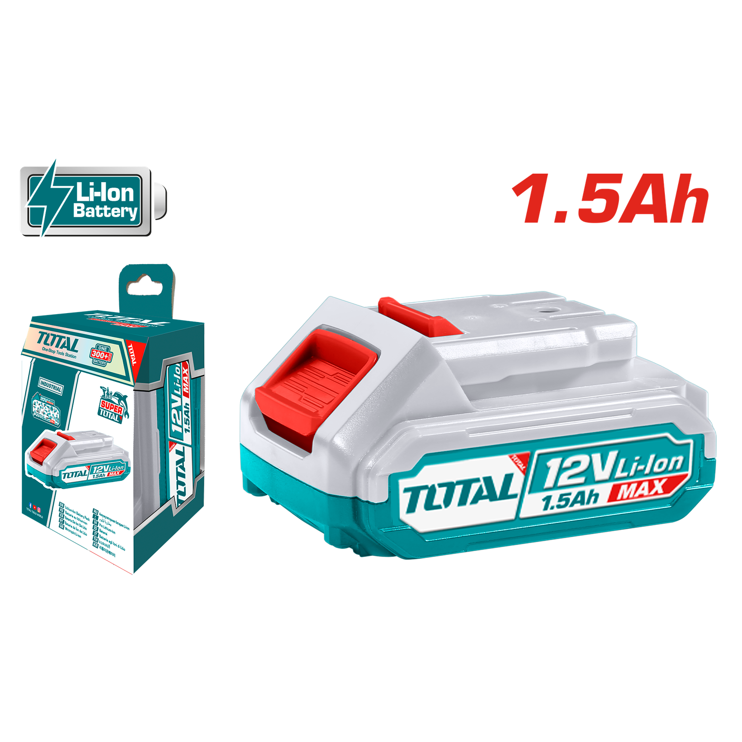 Total 1.5ah Lithium-ion Battery Pack- TBLI12151