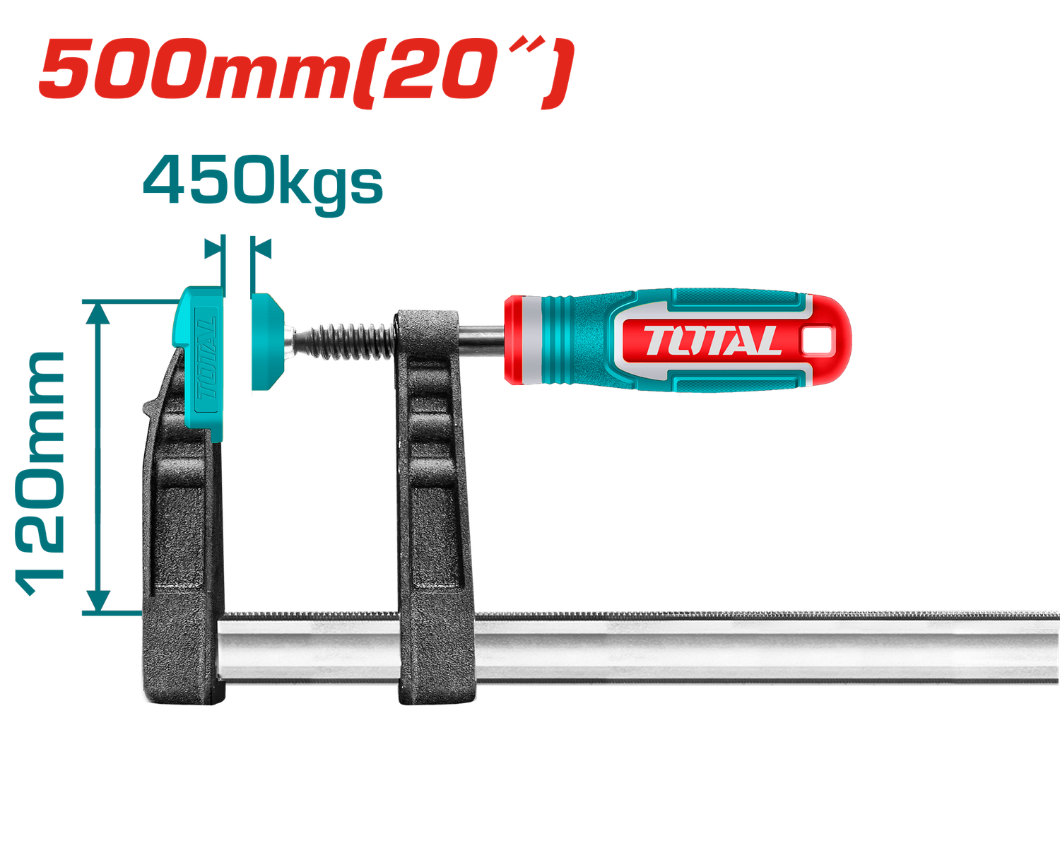 Total F Clamp 120x500mm- THT1321203