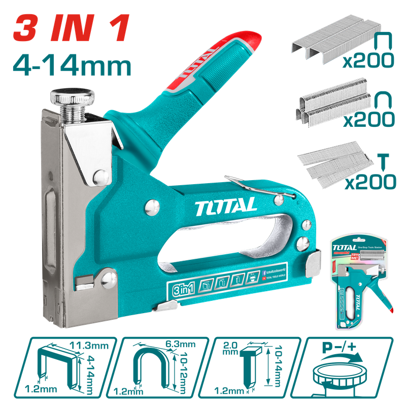 Total 3 In 1 Staple Gun- THT31143