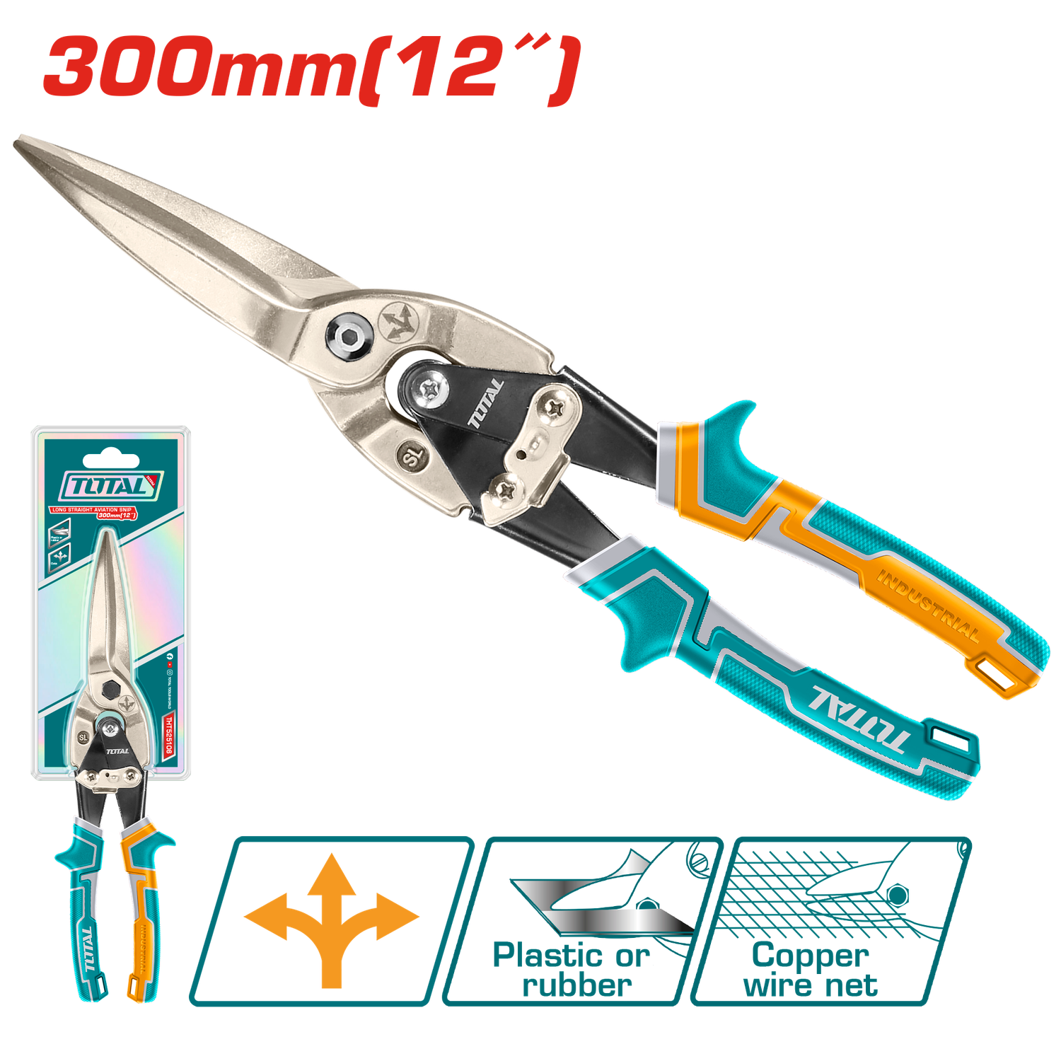 Total Long Straight Aviation Snip- THT525106