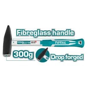 TOTAL TOOLS 300g Machinist Hammer – Fiberglass Handle THT713006