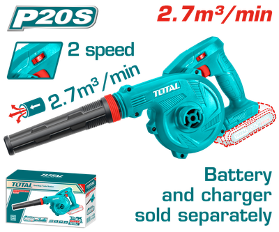 Total 20V Lithium-Ion Blower ( Without Battery ) - TABLI20018