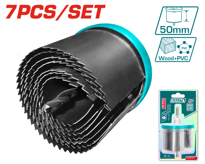 Total Hole Saw Set- TACSH3071