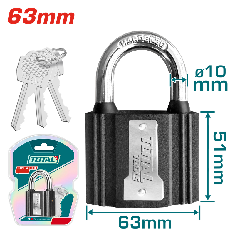 Total Iron Padlock- TLK31631