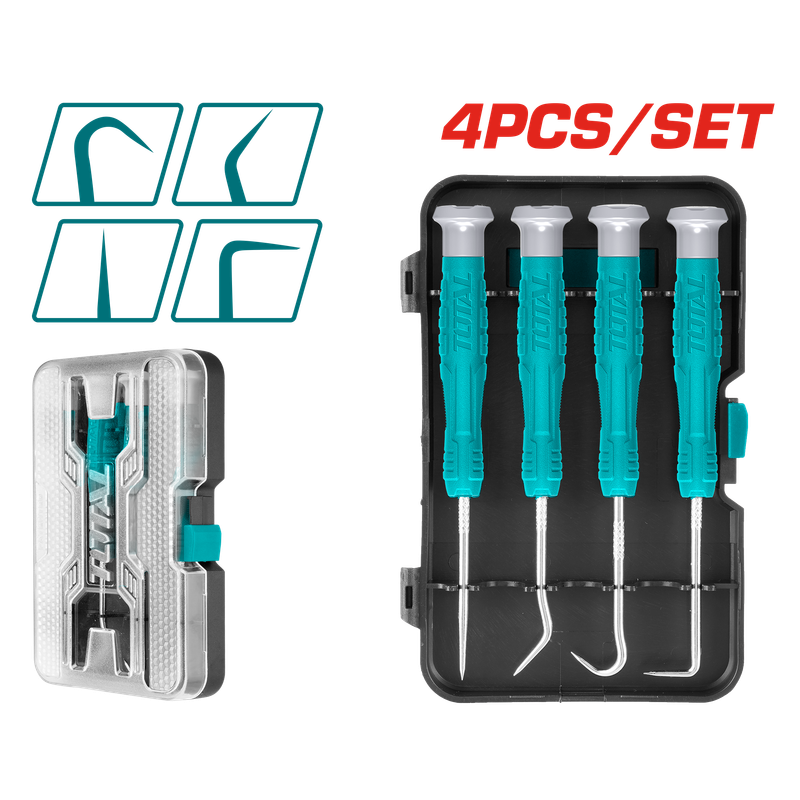 Total 4Pcs Pick And Hook Set- TPHSK0401