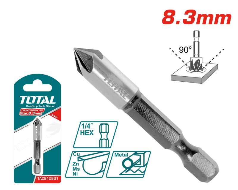 Total 8.3mm Counter Sink Bit- TAC810831