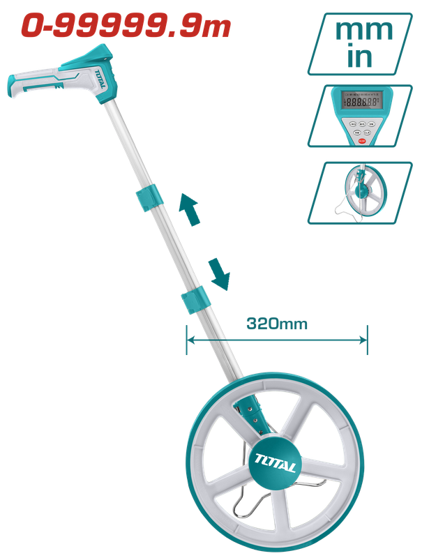 Total Digital Display Measuring Wheel- TMT19923
