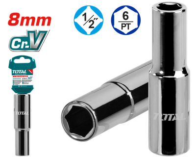 Total 1/2" Deep Hexagonal Socket - THTST12083L