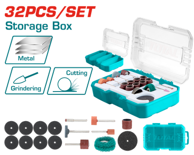 Total 32PCS Sanding and Grinding Set for Mini Drill - TAKMG5031
