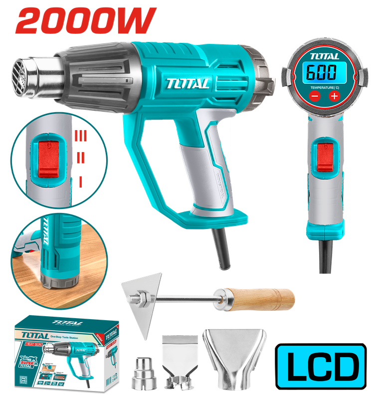 Total Heat Gun 2000W 350°C-550°C - TB20056