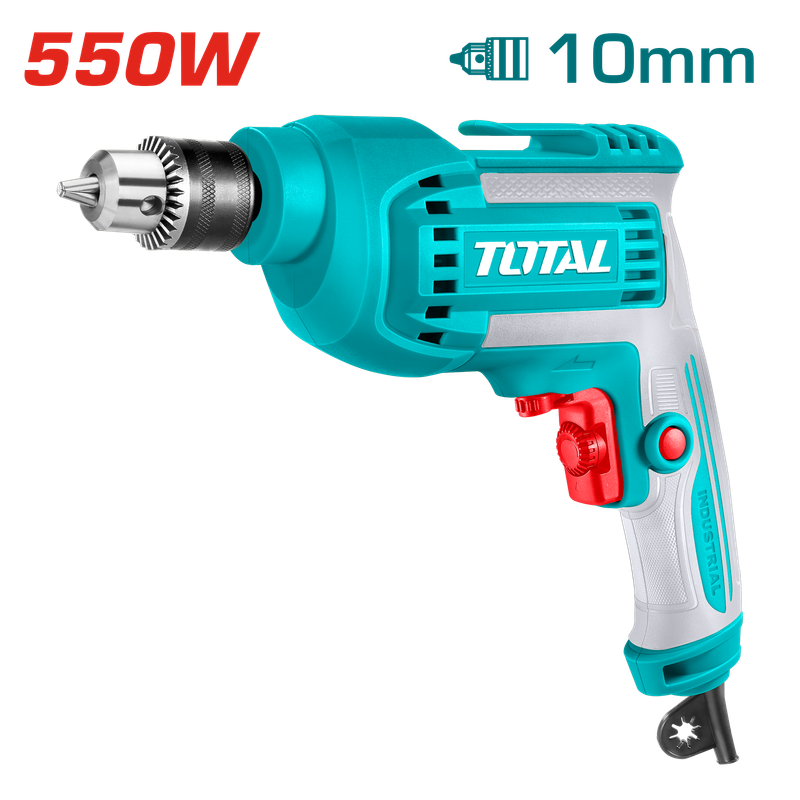 Total 550W Electric Drill – 10mm Chuck | Variable Speed- TD55108
