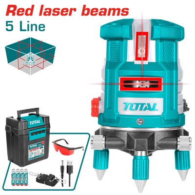 Total Self-leveling Line Laser ( Red Laser Beam ) – TLL306505