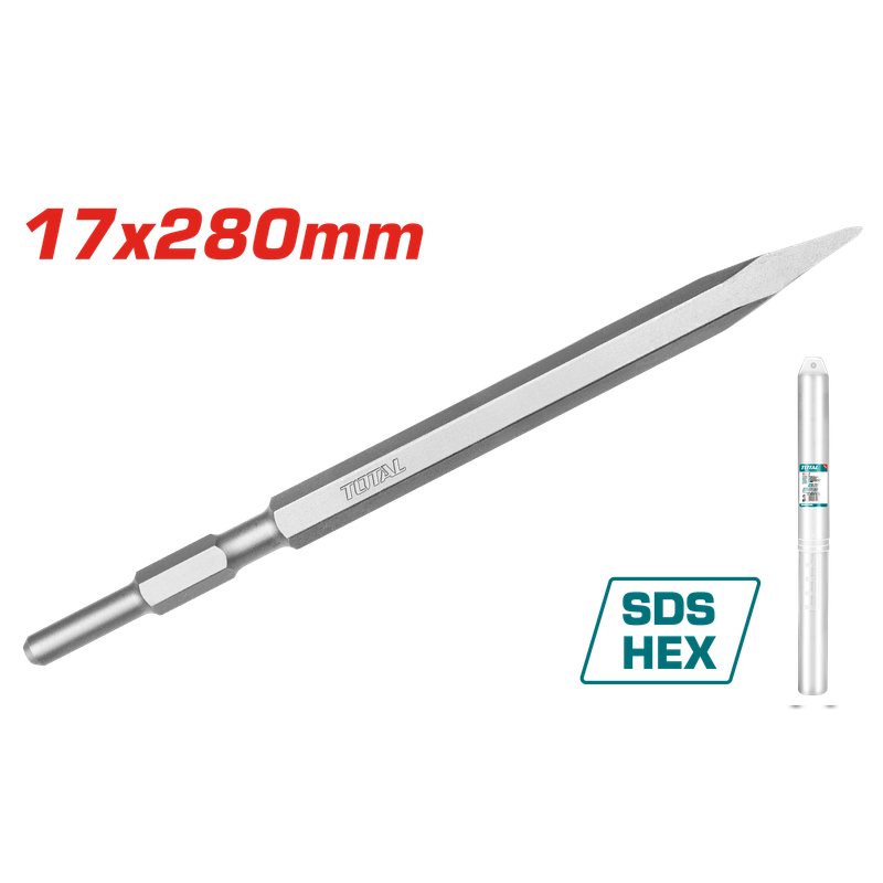 Total Hex Chisel 17 x 280mm - TAC153171