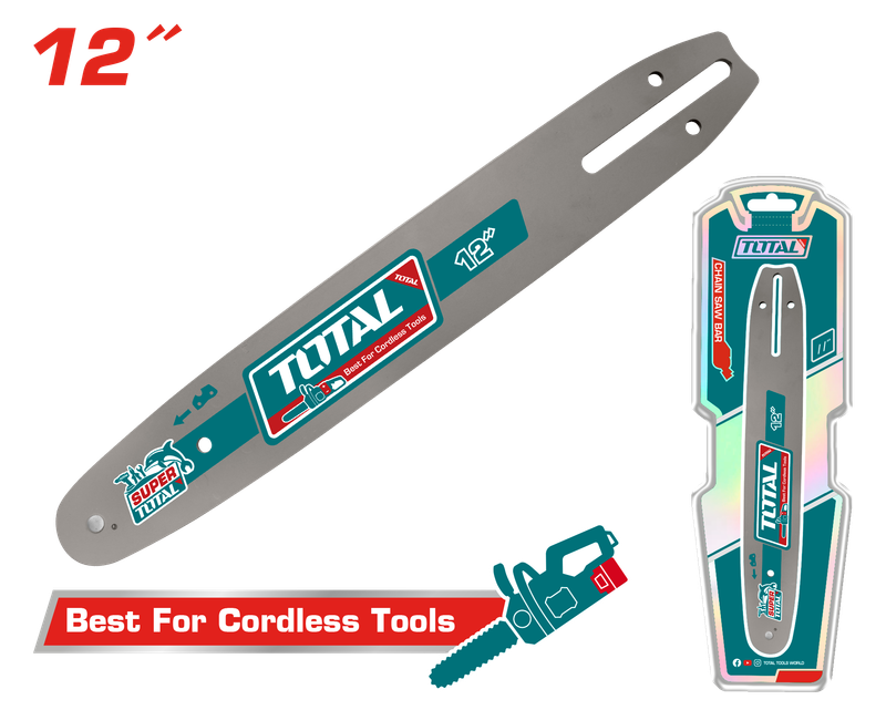 Total Chain Saw Bar 12"- TGTSB51201 Total Chain Saw Bar 12"- TGTSB51201