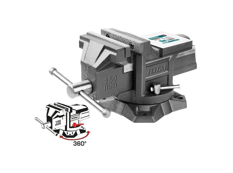 Total Bench Vice 6"- THT6166 Total Bench Vice 6"- THT6166