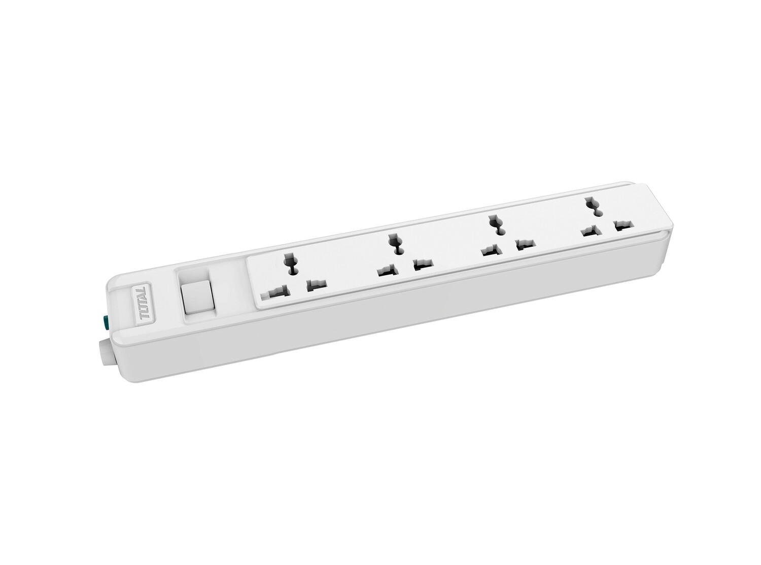 TOTAL 4-Way Extension Socket 13A | 3M Heavy Duty Copper Power Strip with Overload Protection &amp; Power Switch | THES23042V