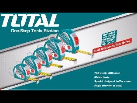 Total 8Mx25Mm Steel Measuring Tape- TMT126081