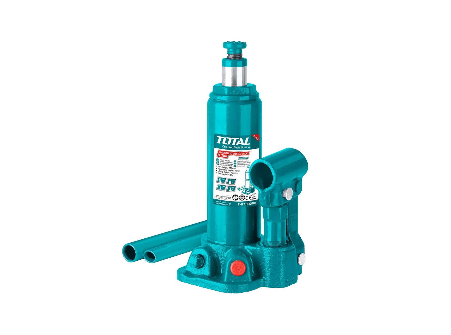 Total Hydraulic Bottle Jack 6 Ton - THT109062