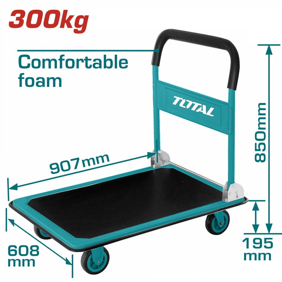 Total Foldable Platform Hand Truck- THTHP13002