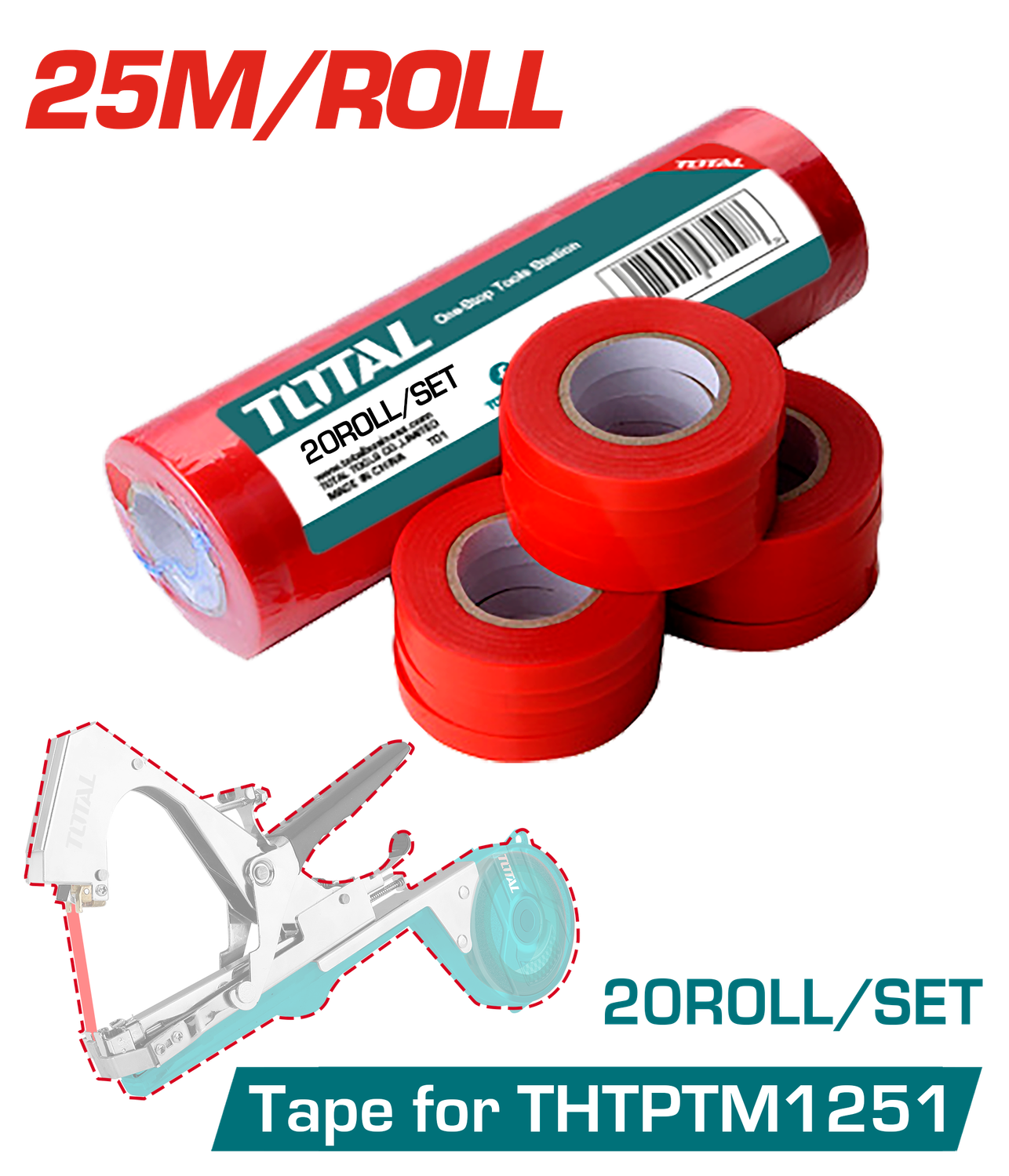 TOTAL Plant Tie Tape - THTPTM1251T
