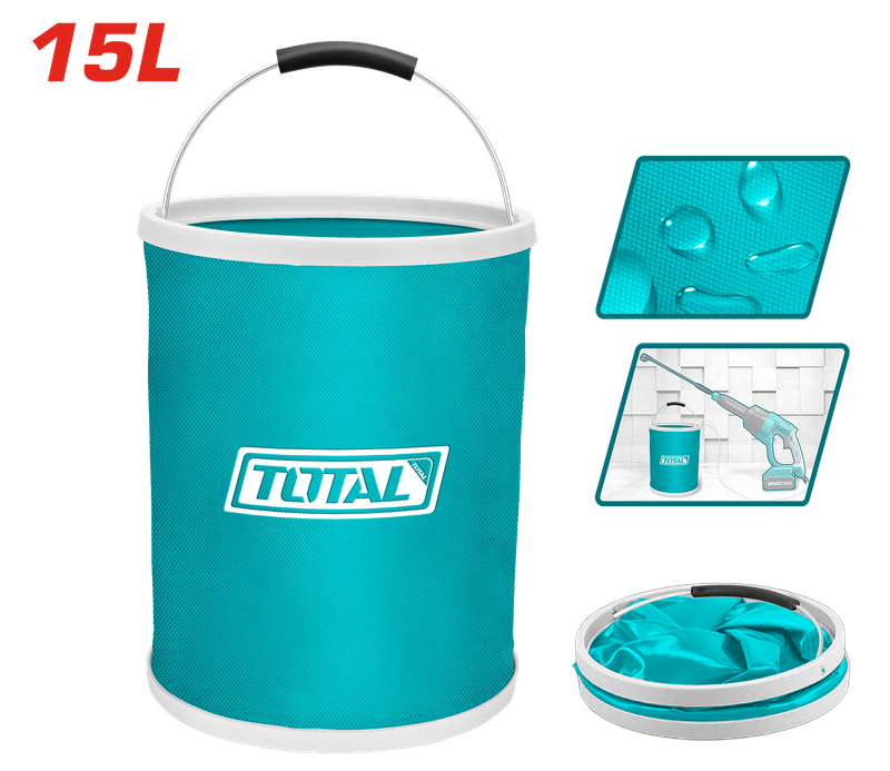 Total PVC Waterproof Coated Folding Bucket – TGTFB15