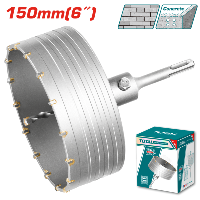 Total 150mm Hole Core Bit- TAC4301501
