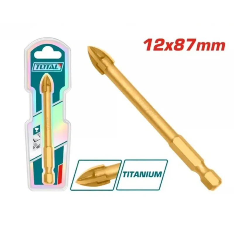Total 12*87mm Tile and Glass Drill Bit –TACG211212 Total 12*87mm Tile and Glass Drill Bit –TACG211212