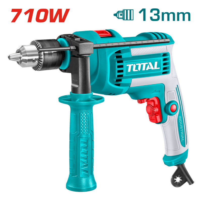 Total Tools 710W Impact Drill – 13mm Chuck- TG1071366