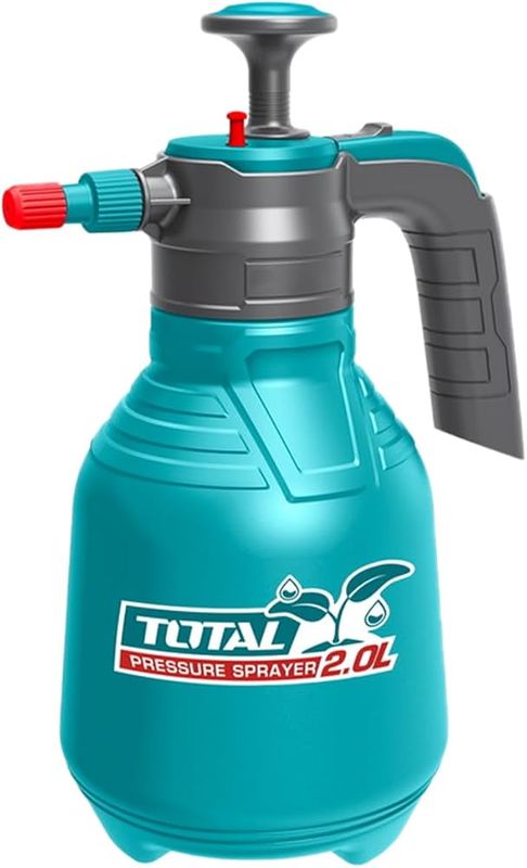 TOTAL THSPP2020 2L Pressure Sprayer – 2.5 Bar Handheld Garden Sprayer with Adjustable Nozzle