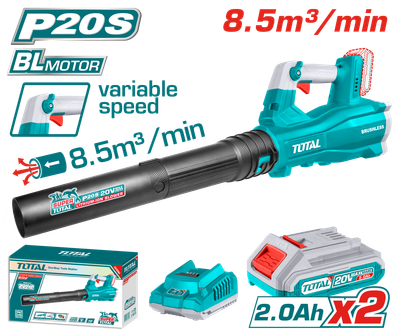 TOTAL 20V Brushless Cordless Air Blower (TABLI204282) – High Speed 18500RPM