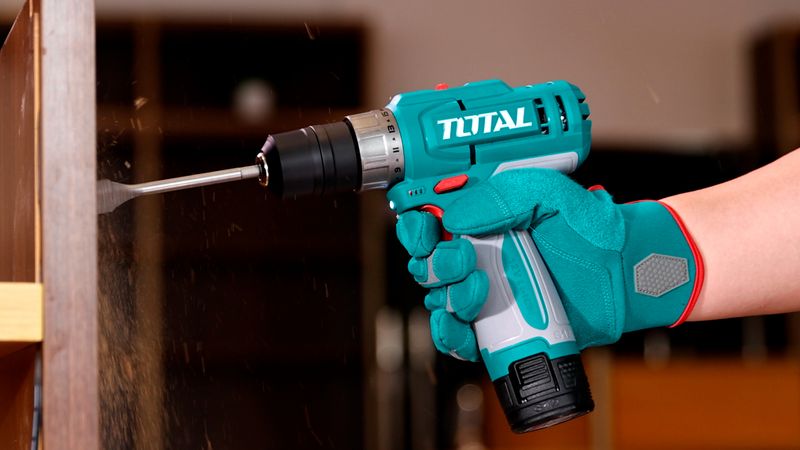 TOTAL Cordless Drill Driver 12V Dual Battery - TDLI12206