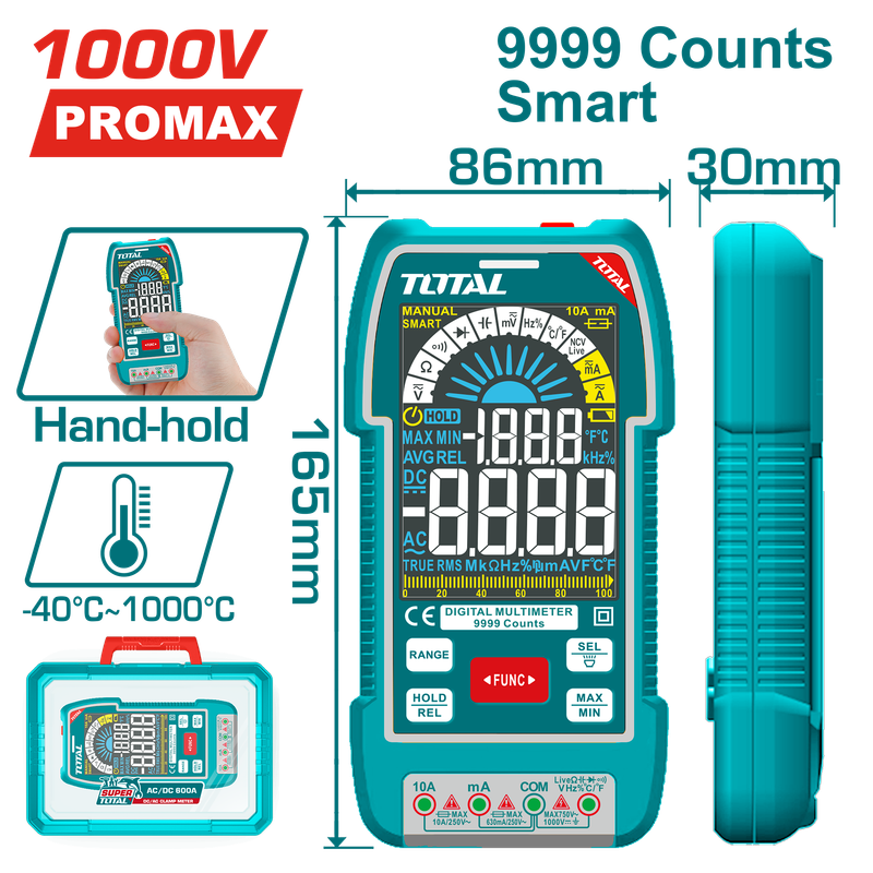 TOTAL Color Display Multimeter - TMT5110004