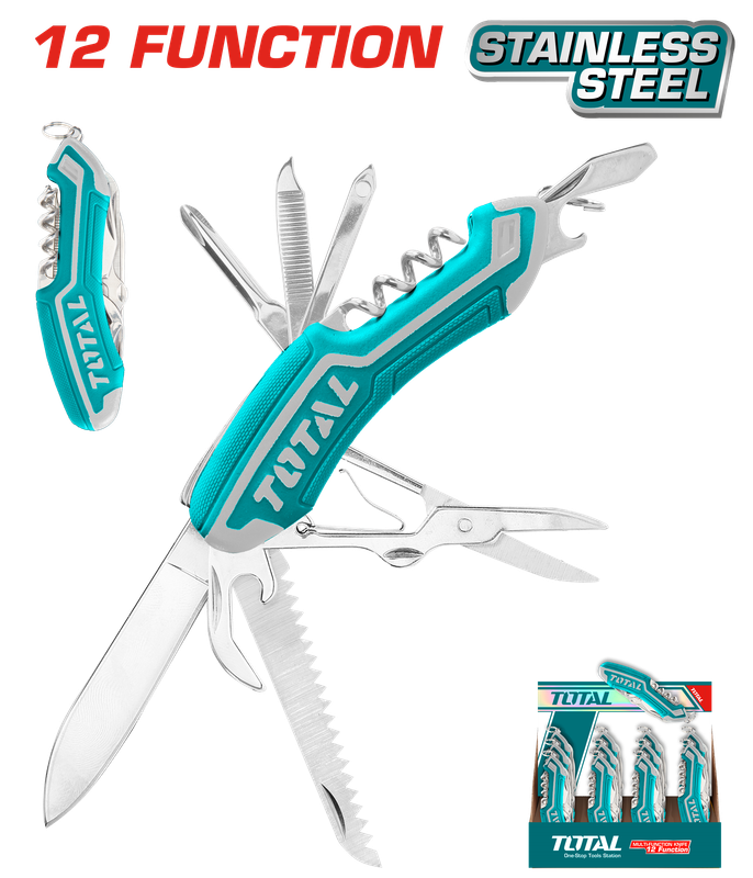 TOTAL Multi-Function Knife 12-in-1 - THMFK0126