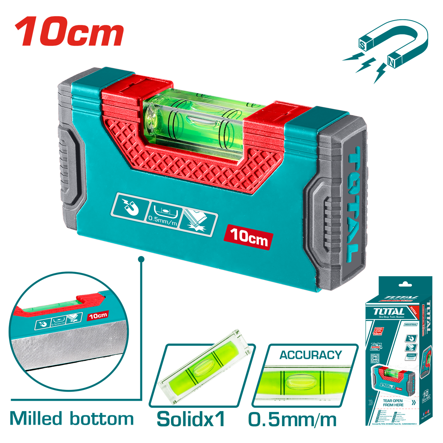 TOTAL Magnetic Hand Level - TMT205101