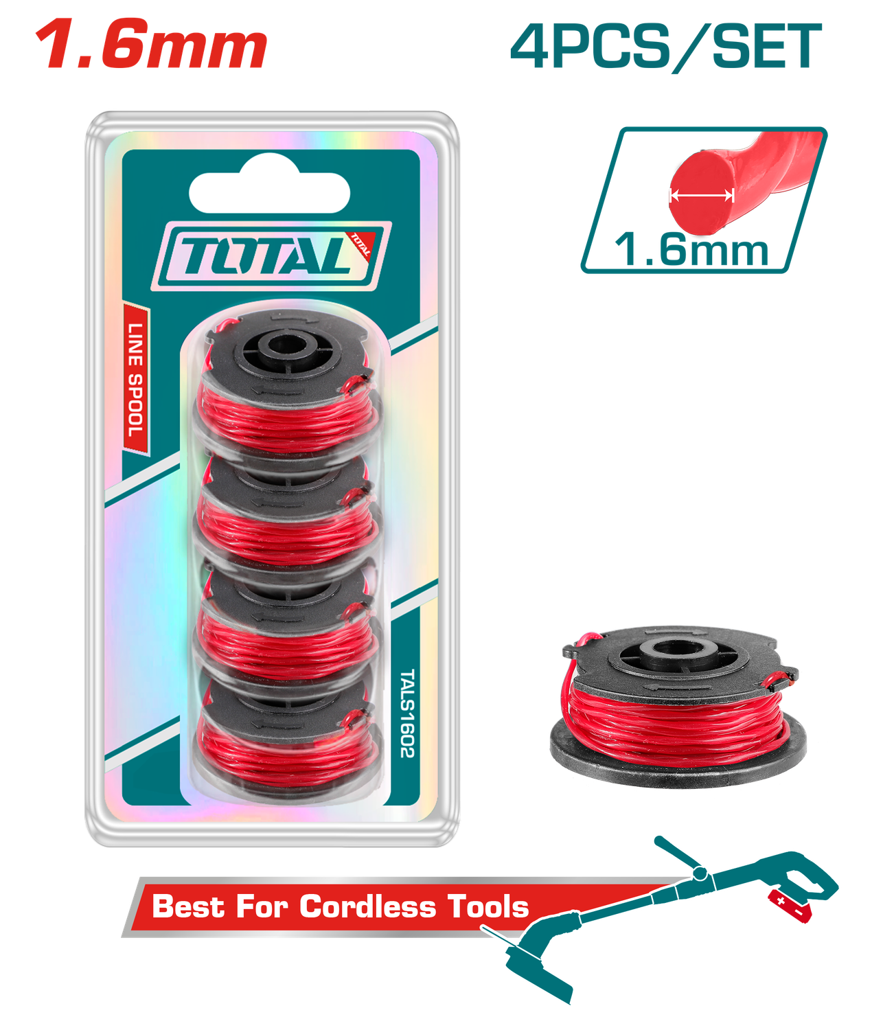 TOTAL Line Spool Set – 1.6mm | TALS1602