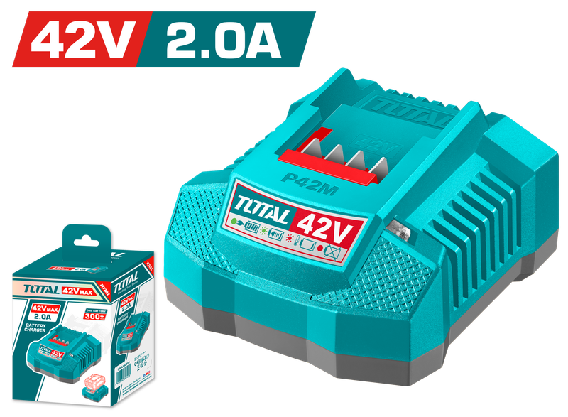 TOTAL 42V 2A Battery Charger TFCLI42021