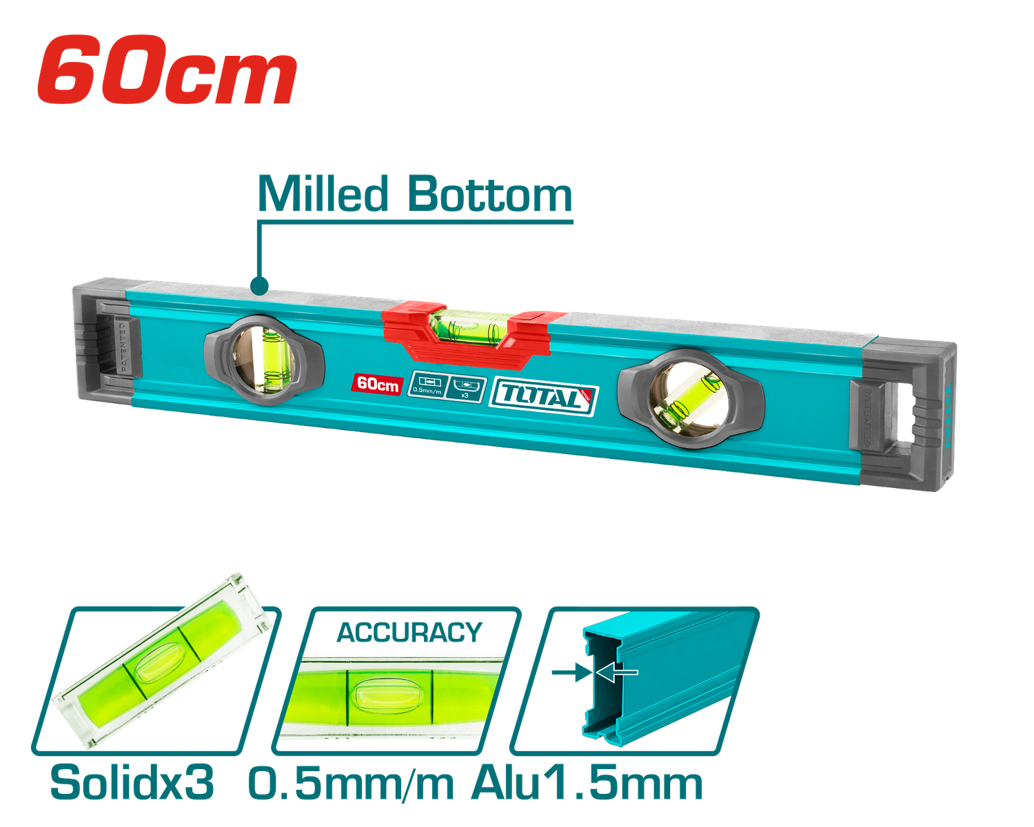 TOTAL Spirit Level TMT26028